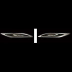 LUCES DE PROYECTOR LOGO JAGUAR Nr.138 (cantidad 1 = 1 juegos / 2 luces de puerta