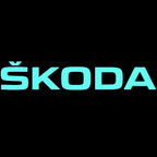 SKODA LOGO PROJECTOR LIGHTS Nr.39 (الكمية 1 = 2 شعار فيلم / 2 مصباح باب)