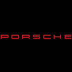 PORSCHE Original LOGO PROJECTOT LIGHTS Nr.31 (quantité 1 = 2 Logo Film / 2 feux de porte)