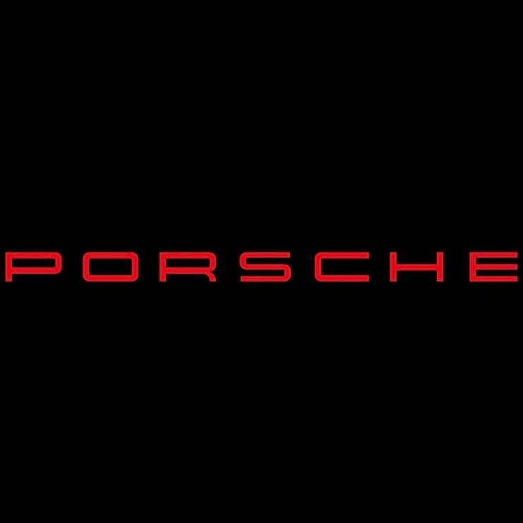 PORSCHE Original LOGO PROJECTOT LIGHTS Nr.31 (quantité 1 = 2 Logo Film / 2 feux de porte)