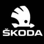 SKODA LOGO PROJECTOR LIGHTS Nr.10 (quantité 1 = 2 Logo Film / 2 portes lumières)