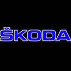SKODA LOGO PROJECTOT LIGHTS Nr.41 (quantità 1 = 2 Logo Film / 2 luci porta)