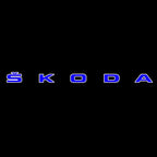 سكودا LOGO PROJECTOR LIGHTS Nr.19 (الكمية 1 = 2 فيلم شعار / 2 باب)