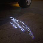 PROJECTEURS PORSCHE LOGO Nr.84 (quantité 1 = 2 Film Logo / 2 feux de porte)
