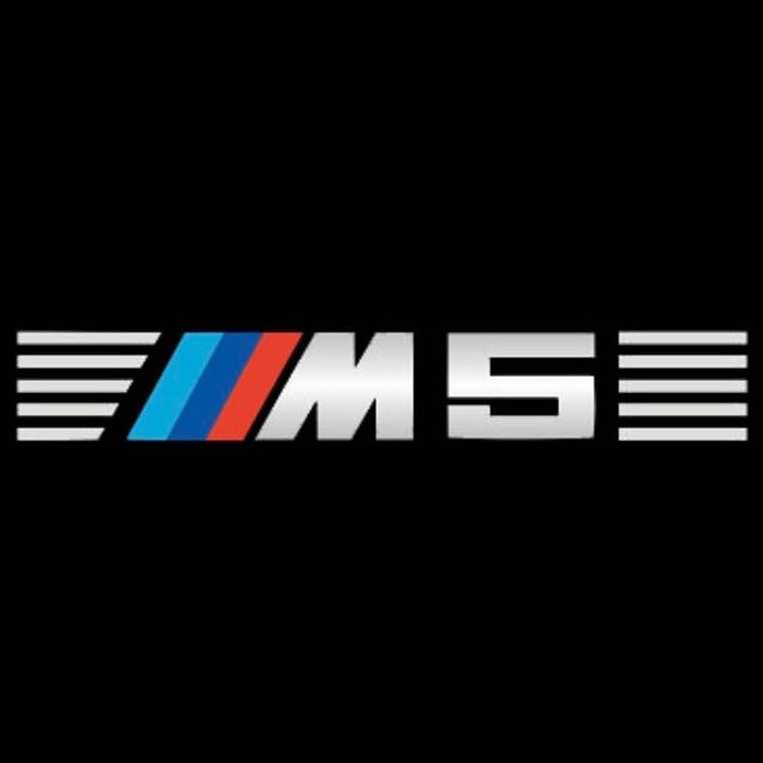 BMW M5 LOGO PROJECTOT LIGHTS Nr.23 (cantidad 1 = 1 juego/2 luces de puerta)