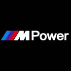 BMW M POWER LOGO PROJECTOT LIGHTS Nr.16 (quantità 1 = 1 set/2 luci porta)