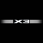 LUCES DE PROYECTOR CON LOGO BMW X3 Nr.21 (cantidad 1 = 1 juegos / 2 luces de puerta)