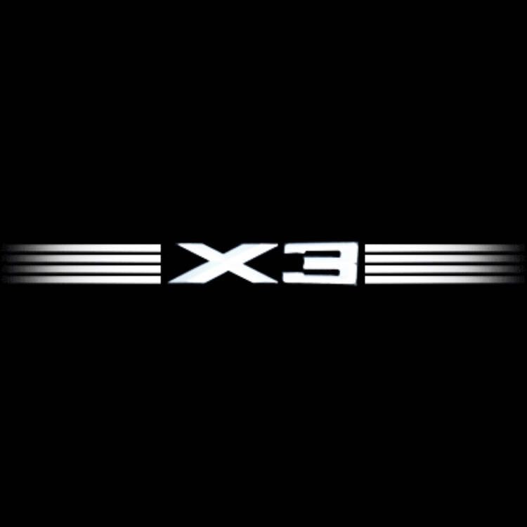LUCES DE PROYECTOR CON LOGO BMW X3 Nr.21 (cantidad 1 = 1 juegos / 2 luces de puerta)