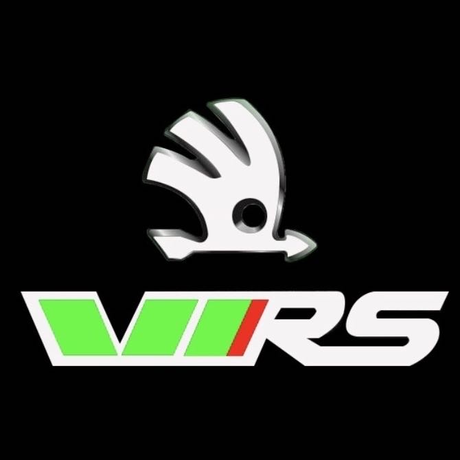 SKODA VRS LOGO LIGHTS Nr.24 (Menge 1 = 2 Logo Film / 2 Türlichter)