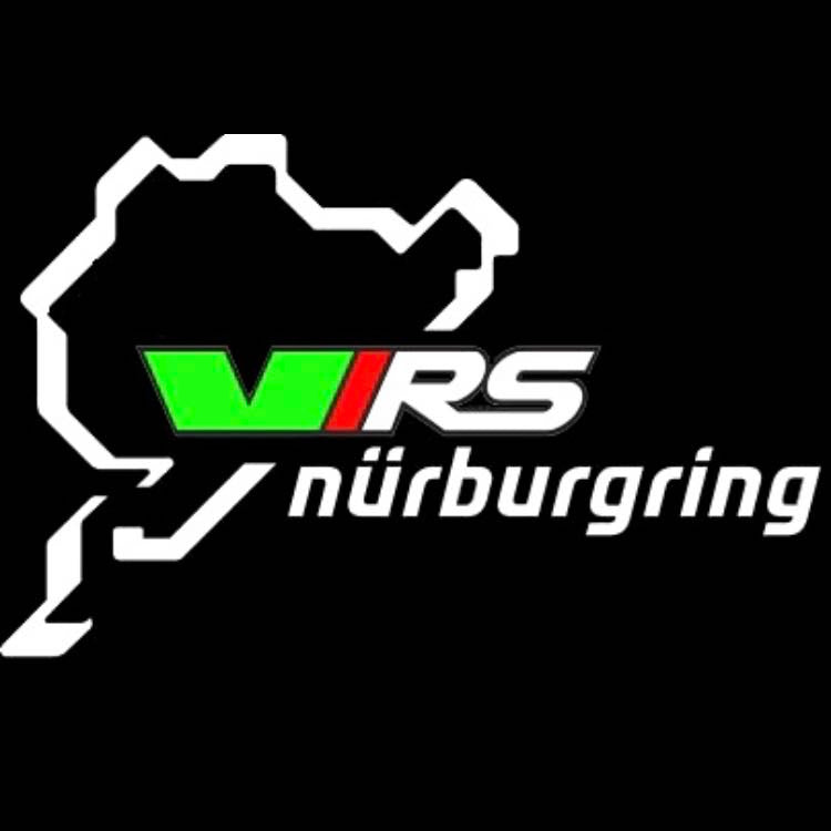 SKODA VRS NÜRBURGRING LOGO PROJECTOT LIGHTS Nr.27 (cantidad 1 = 2 logo película / 2 luces de puerta)