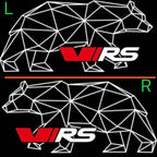SKODA VRS LOGO PROJECTOT LIGHTS Nr.47 (Menge 1 = 2 Logo Film / 2 Türleuchten)