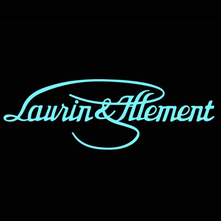 SKODA Laurin & Klement LOGO LOGO PROJEKTORLEUCHTEN Nr.19 (Anzahl 1 = 2 Logo Folien / 2 Türleuchten)
