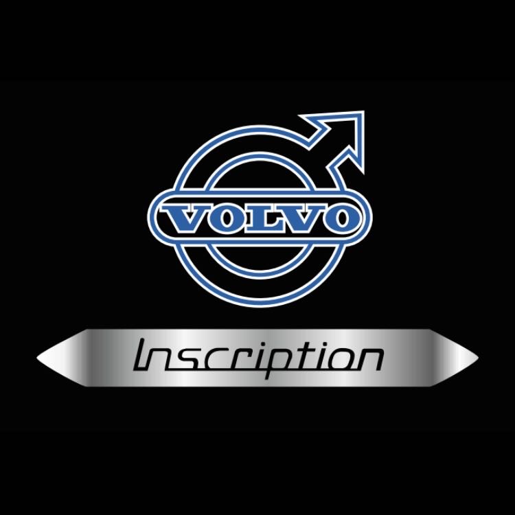 Volvo LOGO PROJECTOR LIGHTS Nr.69 (الكمية 1 = 2 شعار فيلم / 2 أضواء باب)