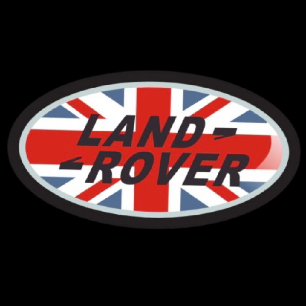 LUCI PROIETTORI LOGO Land Rover Nr.04 (quantità 1 = 1 set / 2 luci porta)