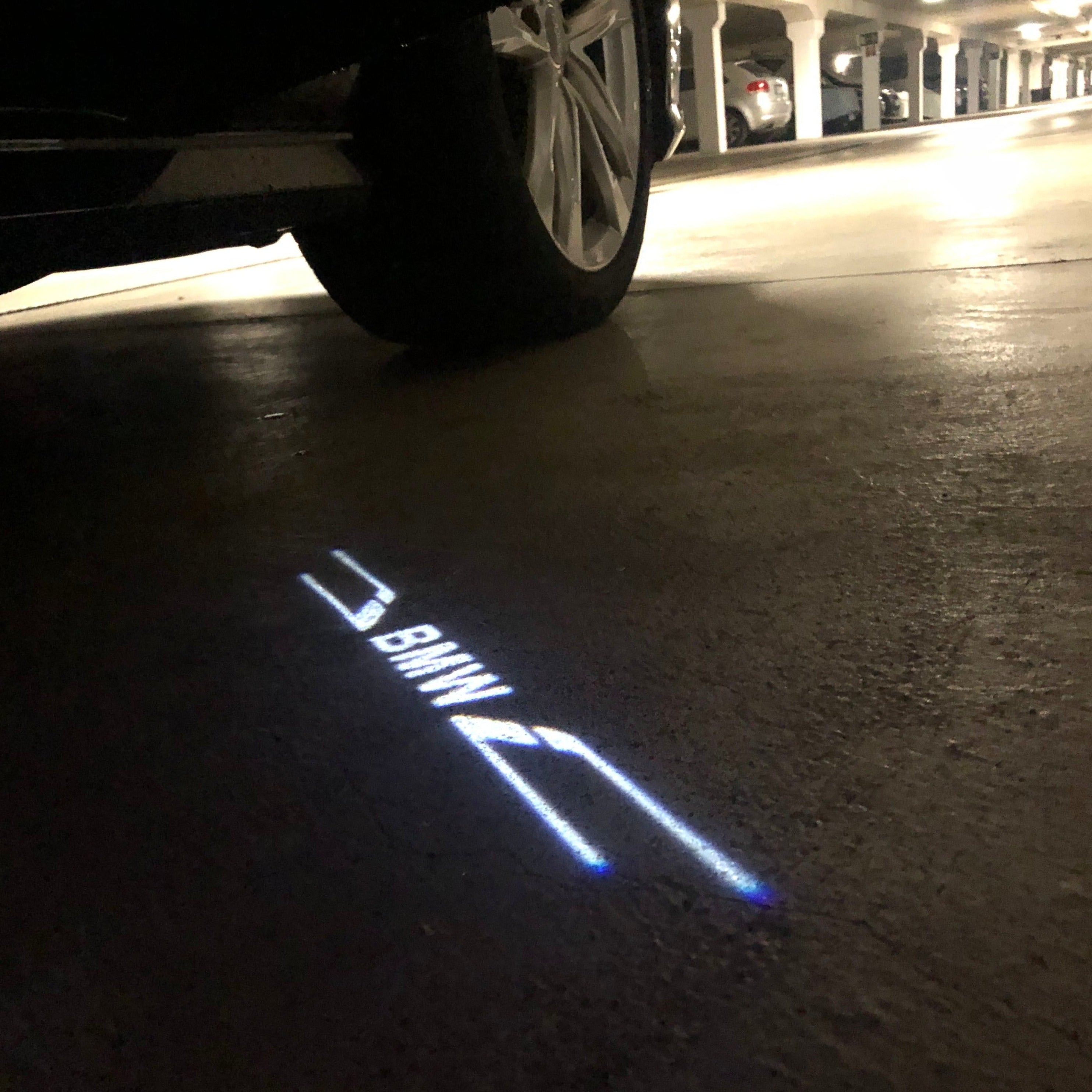 BMW LOGO PROJECTOT LIGHTS Nr.01 (cantidad 1 = 1 juego/2 luces de puerta)