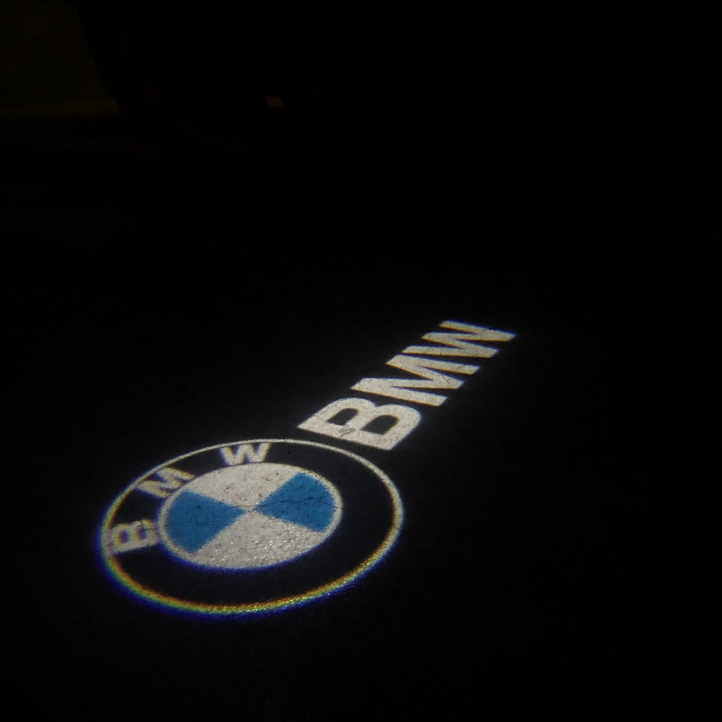 BMW LOGO PROJECTOT LIGHTS Nr.01 (cantidad 1 = 1 juego/2 luces de puerta)
