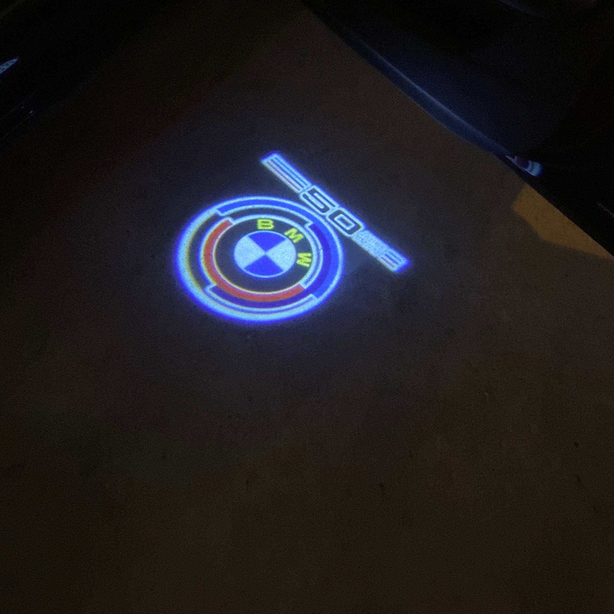 BMW LOGO PROJECTOT LIGHTS Nr.01 (cantidad 1 = 1 juego/2 luces de puerta)
