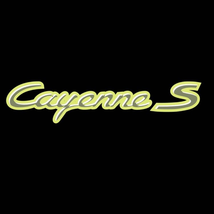 بورش كايين S LOGO PROJECTOT أضواء Nr.18 (كمية 1 = 2 شعار فيلم / 2 أضواء الباب)
