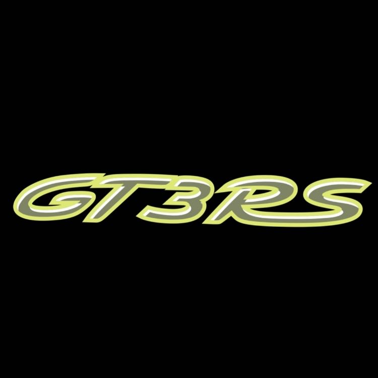 LUCI PROIETTORI LOGO ORIGINALI PORSCHE Nr.03 (quantità 1 = 2 Logo Film / 2 luci porta)