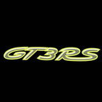 LUCI PROIETTORI LOGO ORIGINALI PORSCHE Nr.03 (quantità 1 = 2 Logo Film / 2 luci porta)