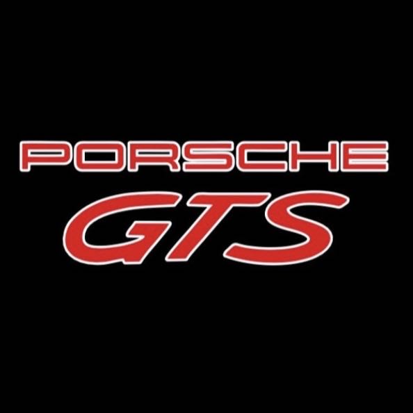 LUCES DE PROYECTOR DE LOGOTIPO ORIGINAL PORSCHE N ° 03 (cantidad 1 = 2 Película de logotipo / 2 luces de puerta)