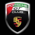 LUCES DE PROYECTOR DE LOGOTIPO ORIGINAL PORSCHE N ° 03 (cantidad 1 = 2 Película de logotipo / 2 luces de puerta)
