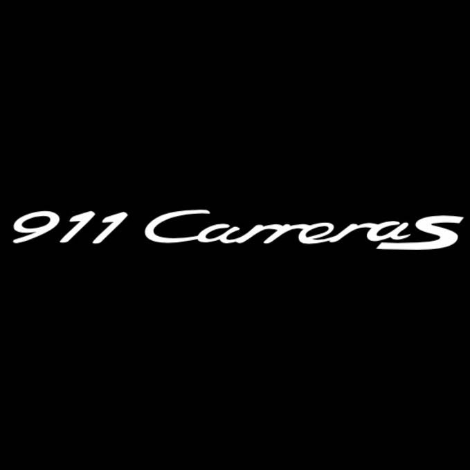 PORSCHE LOGO PROJECTOT LIGHTS Nr.80 (cantidad 1 = 2 logo película / 2 luces de puerta)