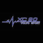 XC 90 LOGO PROJECROTR أضواء Nr.44 (الكمية 1 = 2 شعار فيلم / 2 أضواء الباب)