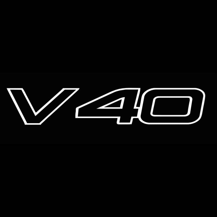 Volvo LOGO PROJECTOR LIGHTS Nr.91 (Menge 1 = 2 Logo Film / 2 Türlichter)
