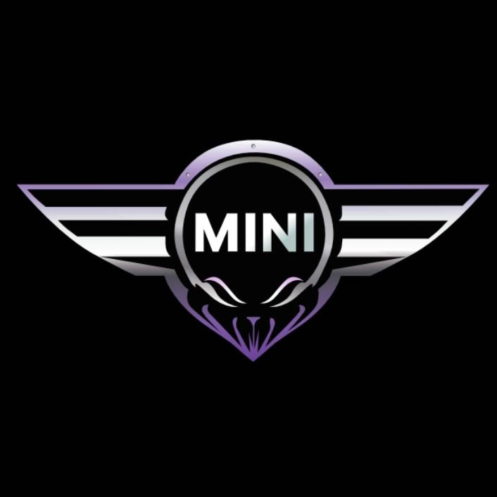 MINI LUCES DE PROYECTOR CON LOGO Nr.15 (cantidad 1 = 2 Película de Logo / 2 luces de puerta)