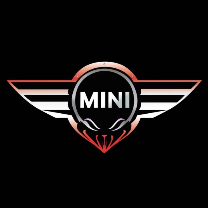 MINI LOGO PROJECROTR أضواء Nr.17 (كمية 1 = 2 شعار فيلم / 2 أضواء الباب)