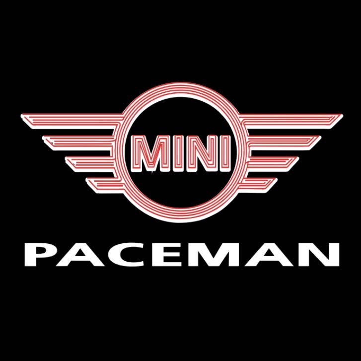 MINI PACEMAN LOGO LOGO LOGO LIGHTS Nr.127 (الكمية 1 = 2 شعار فيلم / 2 مصباح باب)