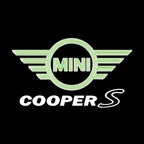 MINI كوبر S LOGO PROJECROTR أضواء Nr.134 (كمية 1 = 2 شعار فيلم / 2 أضواء الباب)