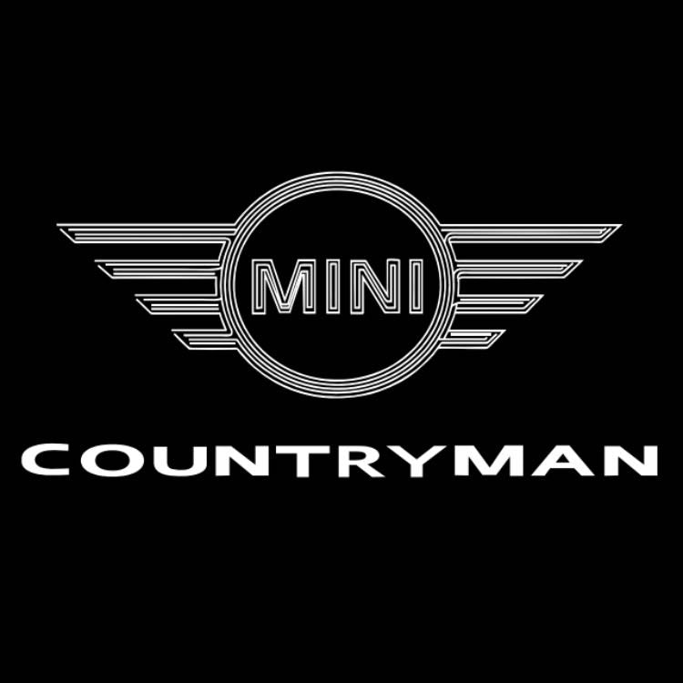 MINI COUNTRYMAN LOGO PROJECROTR أضواء Nr.29 (كمية 1 = 2 شعار فيلم / 2 أضواء الباب)
