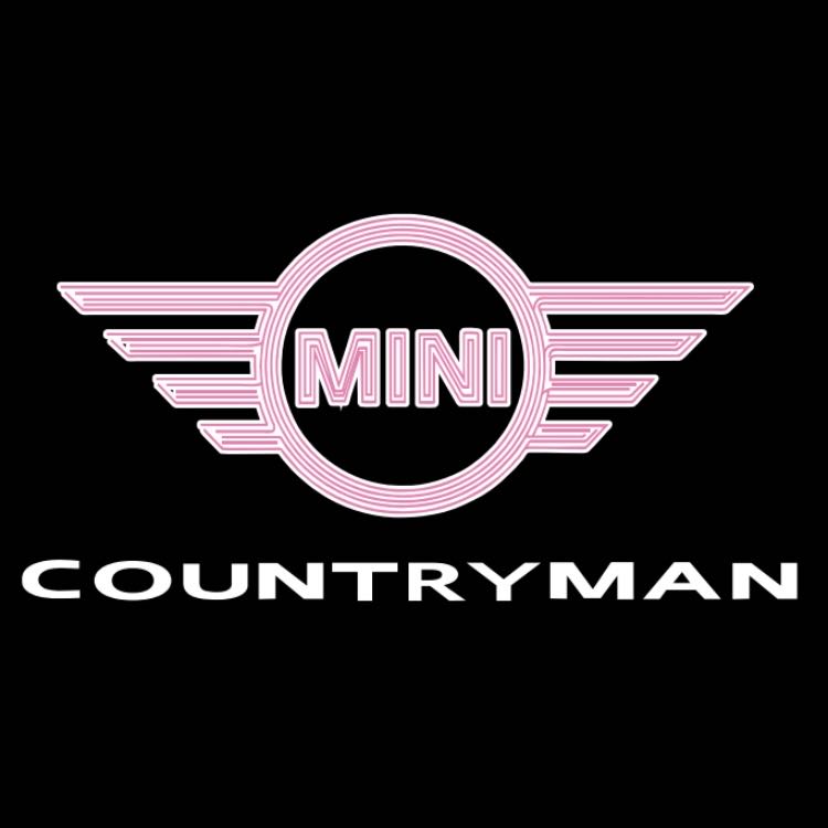 MINI COUNTRYMAN LOGO PROJECROTR أضواء Nr.147 (كمية 1 = 2 شعار فيلم / 2 أضواء الباب)