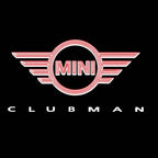 MINI CLUBMAN LOGO PROJECROTR أضواء Nr.126 (كمية 1 = 2 شعار فيلم / 2 أضواء الباب)