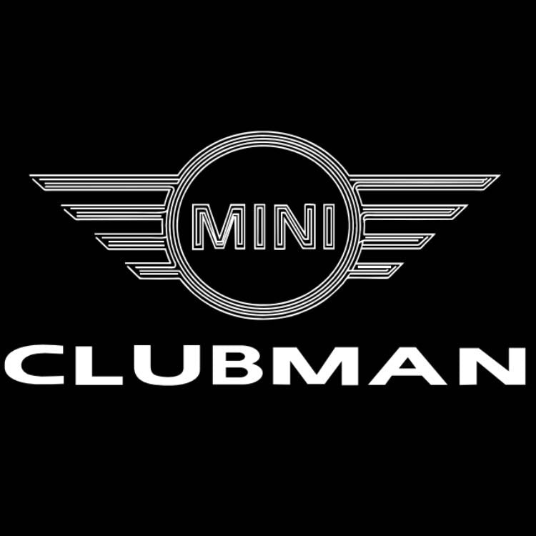 MINI CLUBMAN LOGO PROJECROTR LIGHTS Nr.30 (Menge 1 = 2 Logo Film / 2 Türleuchten)