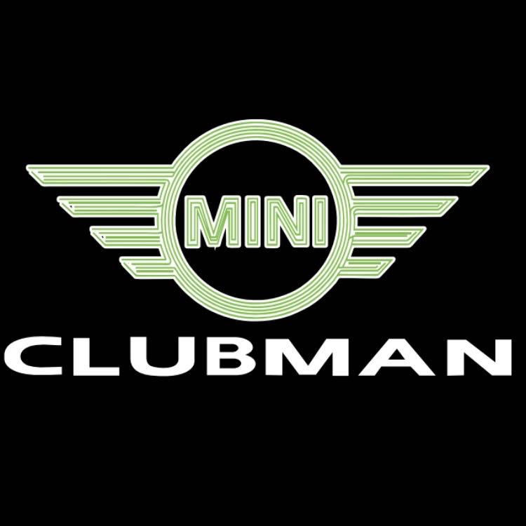 LUCI PROIETTORI LOGO MINI CLUBMAN Nr.130 (quantità 1 = 2 Logo Film / 2 luci porta)