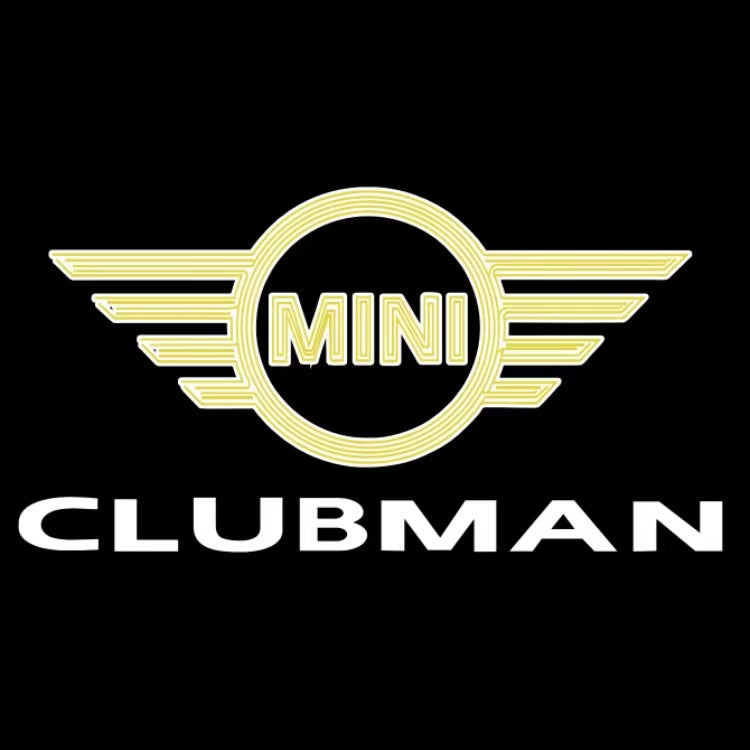 MINI CLUBMAN LOGO PROJECTOR LIGHTS Nr.135 (Menge 1 = 2 Logo Film / 2 Türlichter)