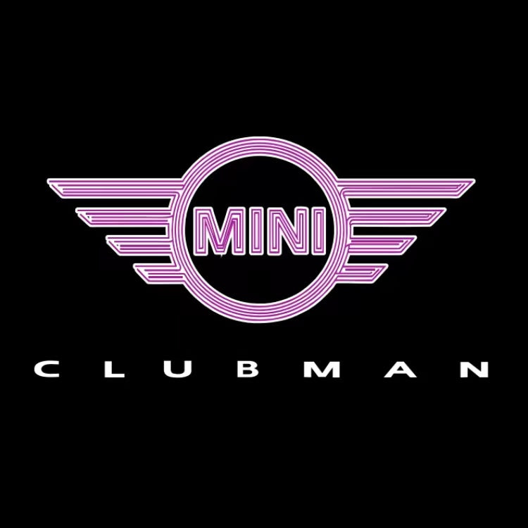 MINI CLUBMAN LOGO PROJECROTR LIGHTS Nr.143 (quantità 1 = 2 Logo Film / 2 luci porta)