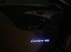 PORSCHE LOGO PROJECTOT LIGHTS Nr.80 (cantidad 1 = 2 logo película / 2 luces de puerta)
