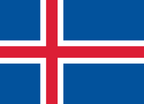 Logo della bandiera nazionale dell'Islanda Ísland (quantità 1 = 1 set / 2 pellicole con logo / Può sostituire le luci altri loghi)
