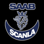 SAAB  Original LOGO PROJECROTR LIGHTS Nr.2512  (quantity 1 = 1 sets/2 door lights)