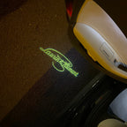 LUCES DE PROYECTOR DE LOGOTIPO SKODA Laurin & Klement Nr.19 (cantidad 1 = 2 películas con logotipo / 2 luces de puerta)
