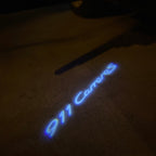 PORSCHE LOGO PROJECTOT LIGHTS Nr.80 (cantidad 1 = 2 logo película / 2 luces de puerta)