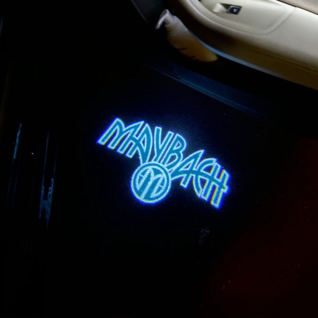 MAYBACH LOGO PROJECTOT LIGHTS Nr.28 (Menge 1 = 2 Logofolien /2 Türleuchten)