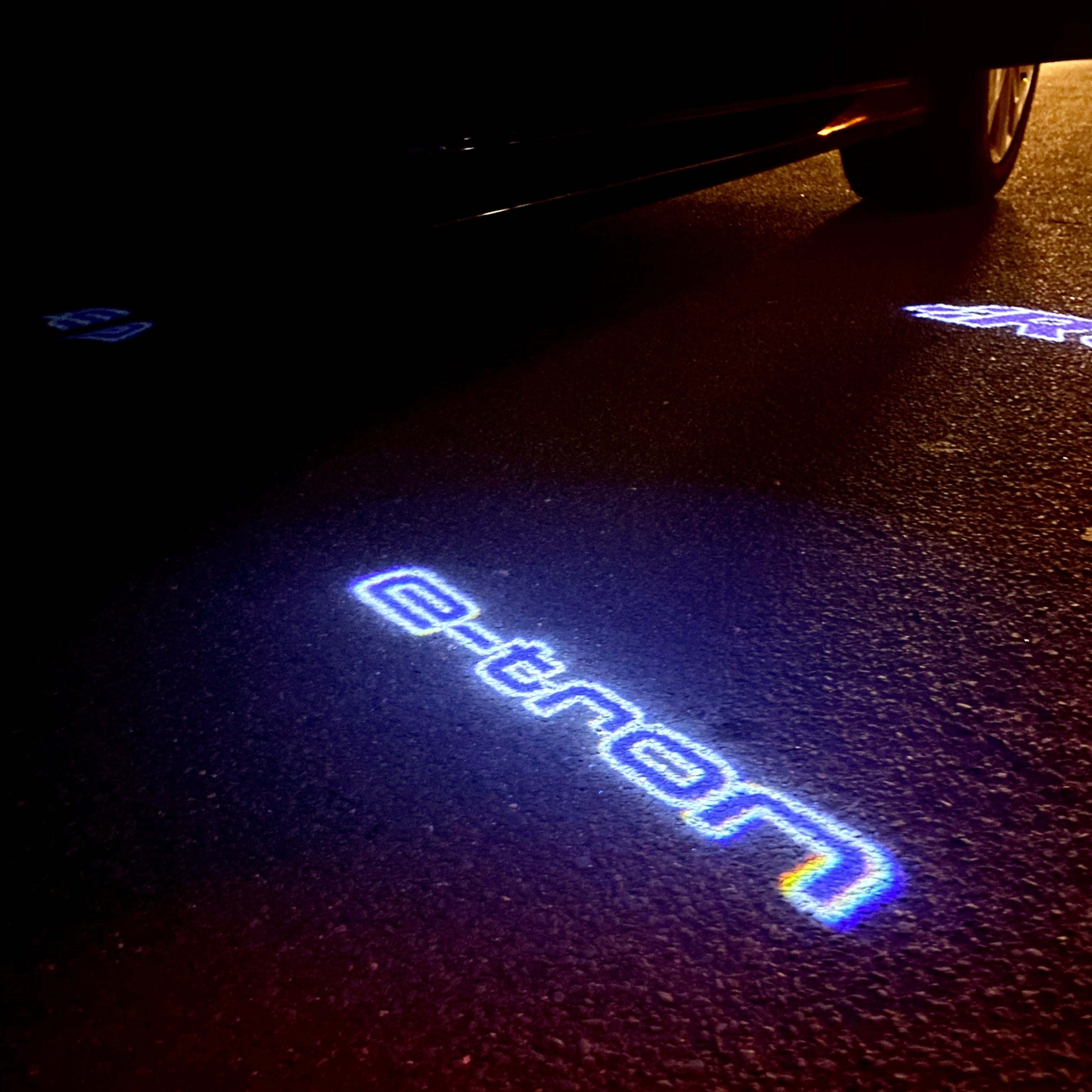 AUDI LOGO PROJECTOT LIGHTS Nr.19 (quantità 1 = 2 Logo Films /2 luci porta)
