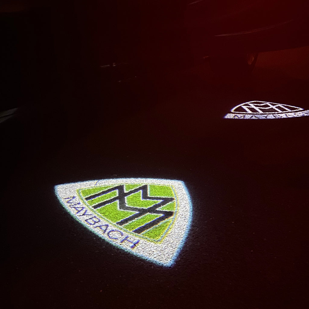 MAYBACH LOGO PROJECTOT LIGHTS Nr.28 (الكمية 1 = 2 شعار الأفلام / 2 أضواء الباب)