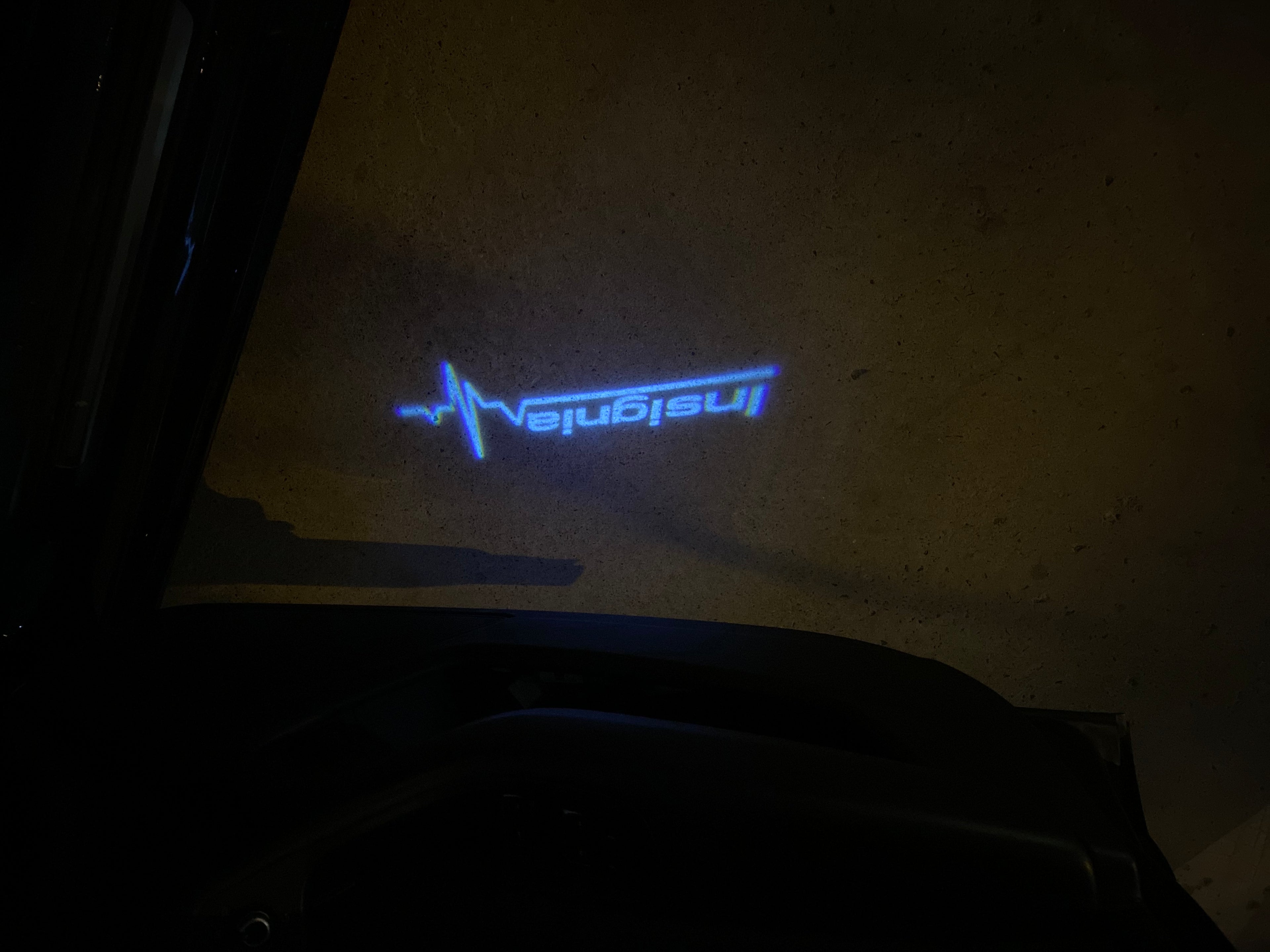أوبل INSignia LOGO PROJECROTR أضواء Nr.01 (كمية 1 = 1 مجموعات / 2 أضواء الباب)