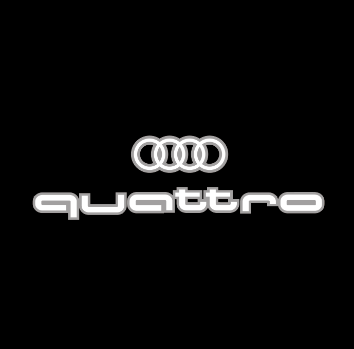 AUDI LOGO PROJECTOT LIGHTS Nr.19 (quantità 1 = 2 Logo Films /2 luci porta)